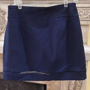 Crown & Ivy Navy Blue Skirt Skort Size 4